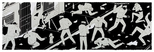 Cruelty Is The Message (Bone) by Cleon Peterson