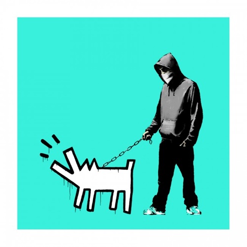 Choose Your Weapon (Turquoise) by Banksy