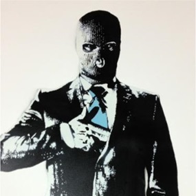 Handgun (Light Blue Canvas) by Dot Dot Dot