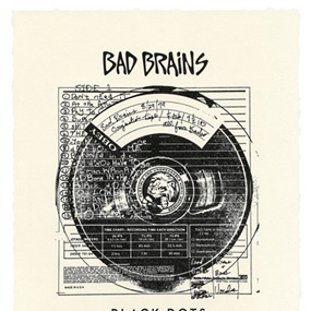 Bad Brains Black Dots (Letterpress) by Shepard Fairey
