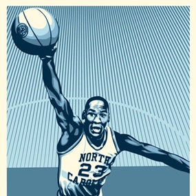 Jordan UNC (Large Format (Signed by Shepard Fairey)) by Shepard Fairey