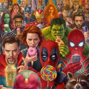 Diversions (Canvas Print) by Alex Gross