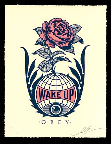 Wake Up Earth  by Shepard Fairey