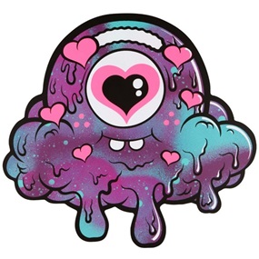 Enamored Die-Cut Wood Print (Splatter) by Buffmonster