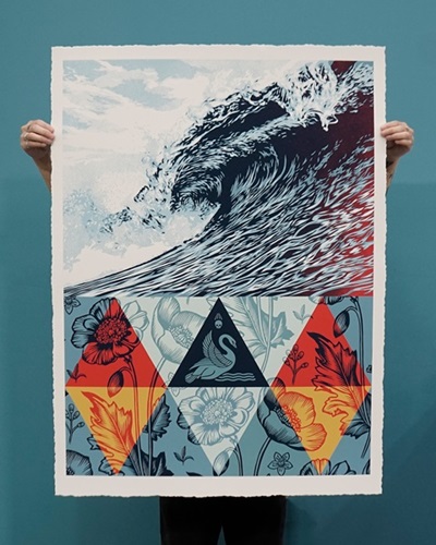 Wave Of Distress (2025) (XL Giclee) by Shepard Fairey