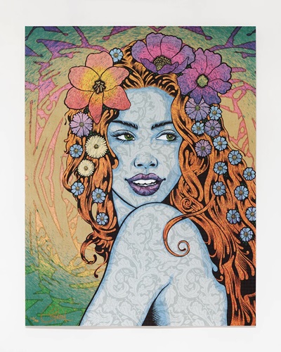 Syrinx (Blotter Print) by Chuck Sperry