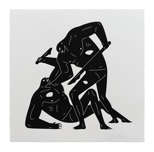 Take Me Now (Black & White) by Cleon Peterson