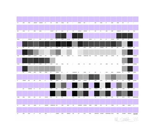 Haring Dog (Pastel Purple) by Nick Smith