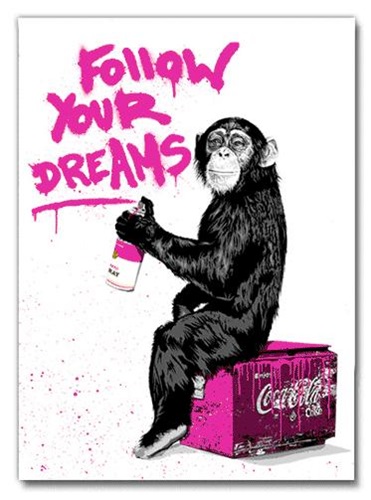 Everyday Life (Pink) by Mr Brainwash