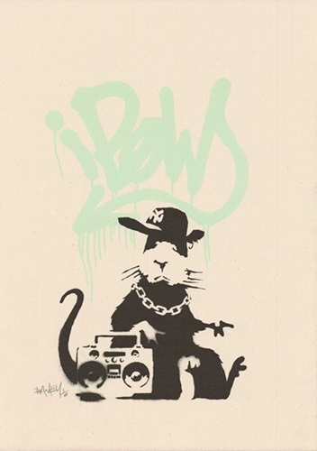Gangsta Rat (Mint Artist Proof) by Banksy
