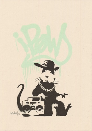 Gangsta Rat (Mint Artist Proof) by Banksy