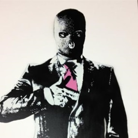 Handgun (Pink Canvas) by Dot Dot Dot
