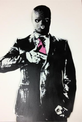 Handgun (Pink Canvas) by Dot Dot Dot