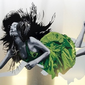 We Are All Falling (Aluminium Green) by Snik
