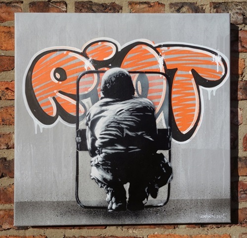 Riot (Canvas Edition) by Martin Whatson