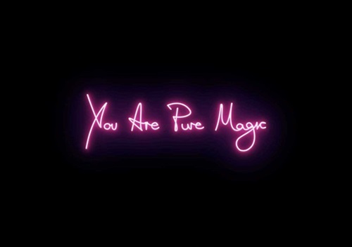You Are Pure Magic (Fuchsia) by Lauren Baker