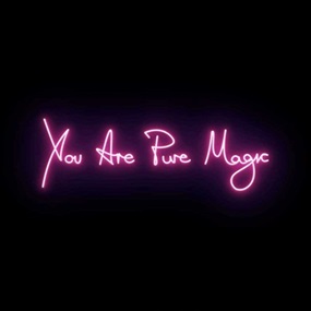 You Are Pure Magic (Fuchsia) by Lauren Baker