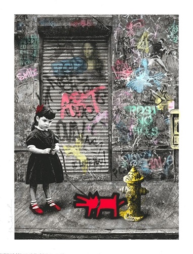 Make Your Mark (Watercolour Finish) by Mr Brainwash