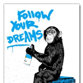 Everyday Life (Blue) by Mr Brainwash