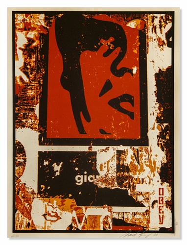 Half Face Wall (First Edition) by Shepard Fairey
