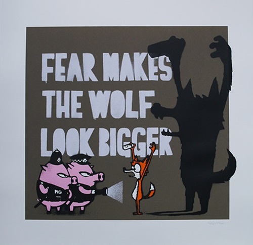 Fear Makes The Wolf Look Bigger (Mushroom) by Mau Mau