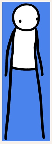 Walk (Blue) by Stik