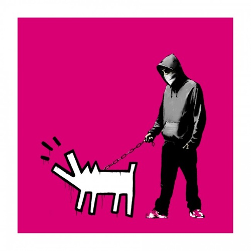 Choose Your Weapon (Magenta) by Banksy