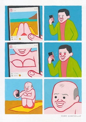 Instaboobs  by Sir Joan Cornellà