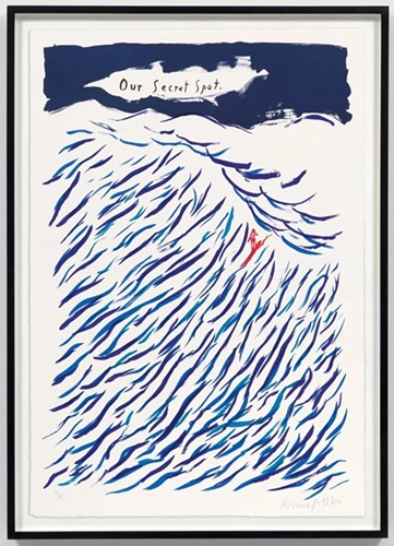 No Title (Our Secret Spot)  by Raymond Pettibon