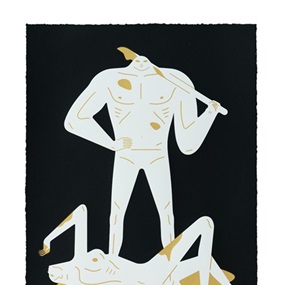 The Naked Man & Woman (Black) by Cleon Peterson
