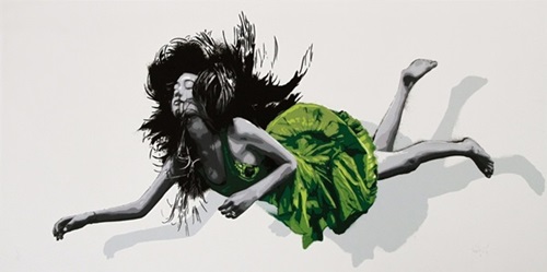 We Are All Falling (Green) by Snik