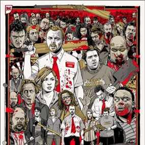Shaun Of The Dead by Tyler Stout