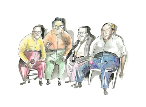 Men Drinkers  by Vic Reeves