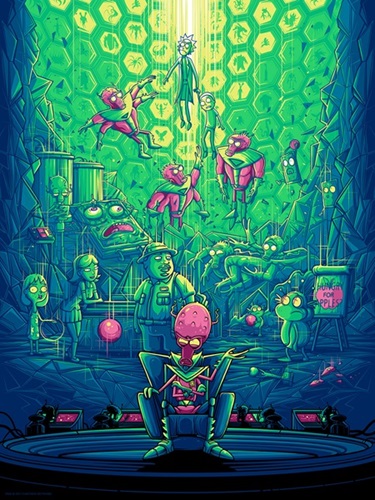 Two Parts Plutonic Quarks  by Dan Mumford