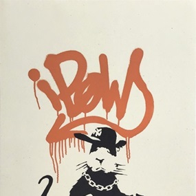 Gangsta Rat (Orange Artist Proof) by Banksy