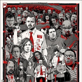 Shaun Of The Dead (Variant) by Tyler Stout