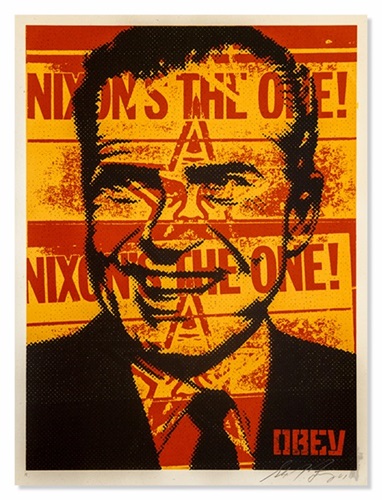 Nixon Poster  by Shepard Fairey