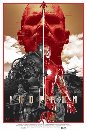 Iron Man (Gold Foil Variant) by Gabz