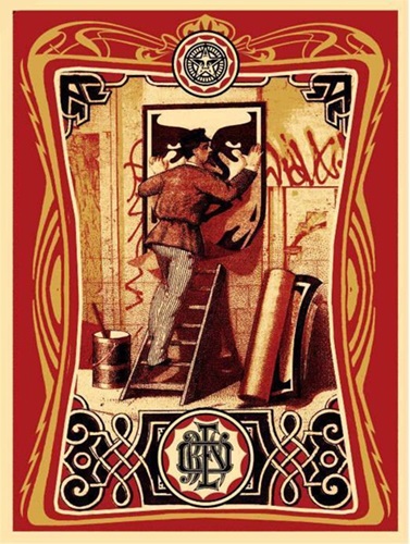 Vintage Paster  by Shepard Fairey