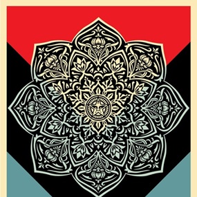 Blood & Oil Mandala (Blood Drop) by Shepard Fairey