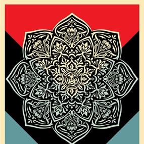 Blood & Oil Mandala (Blood Drop) by Shepard Fairey