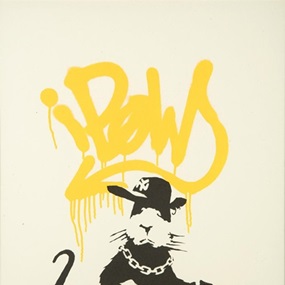 Gangsta Rat (Yellow Artist Proof) by Banksy