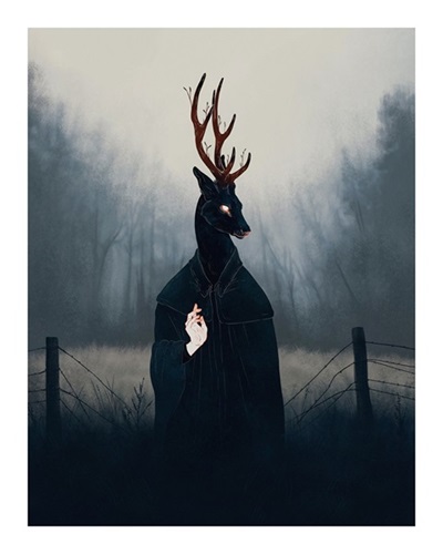 Deep Forest Saint by Jenna Barton Editioned artwork