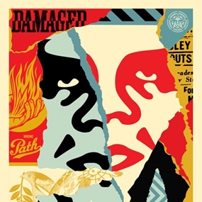 #DAMAGEDApp Print (First Edition) by Shepard Fairey