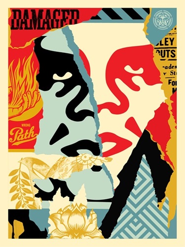 #DAMAGEDApp Print (First Edition) by Shepard Fairey