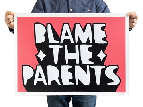 Blame The Parents v2 (Pink) by Kid Acne