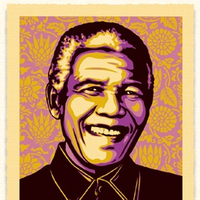 Mandela (Purple) by Shepard Fairey
