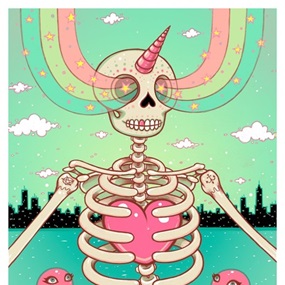 Skeleton Heart (2021 Print) by Tara McPherson