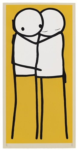 Lovers (Yellow) by Stik