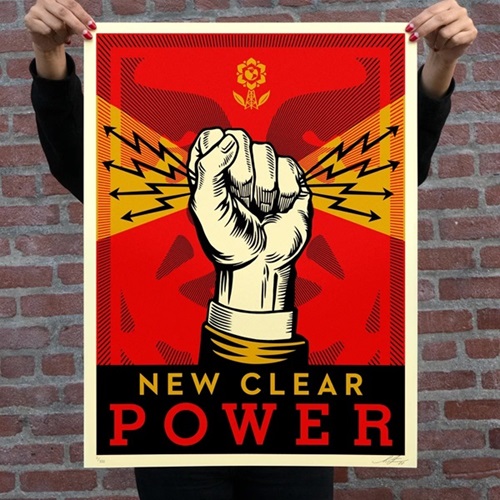 New Clear Power  by Shepard Fairey